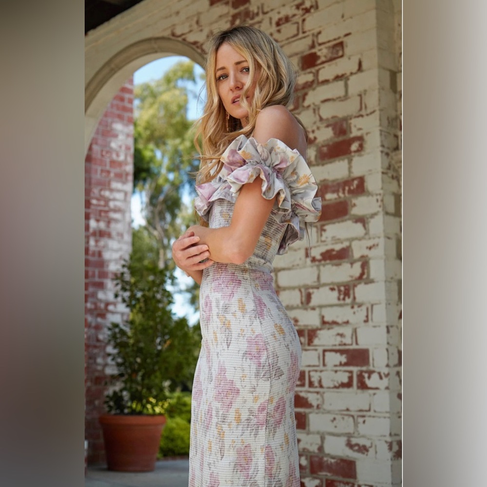 V. Chapman Lilac dress